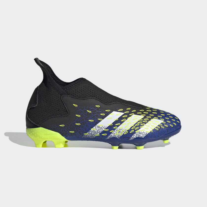 Kids football boots no laces clearance