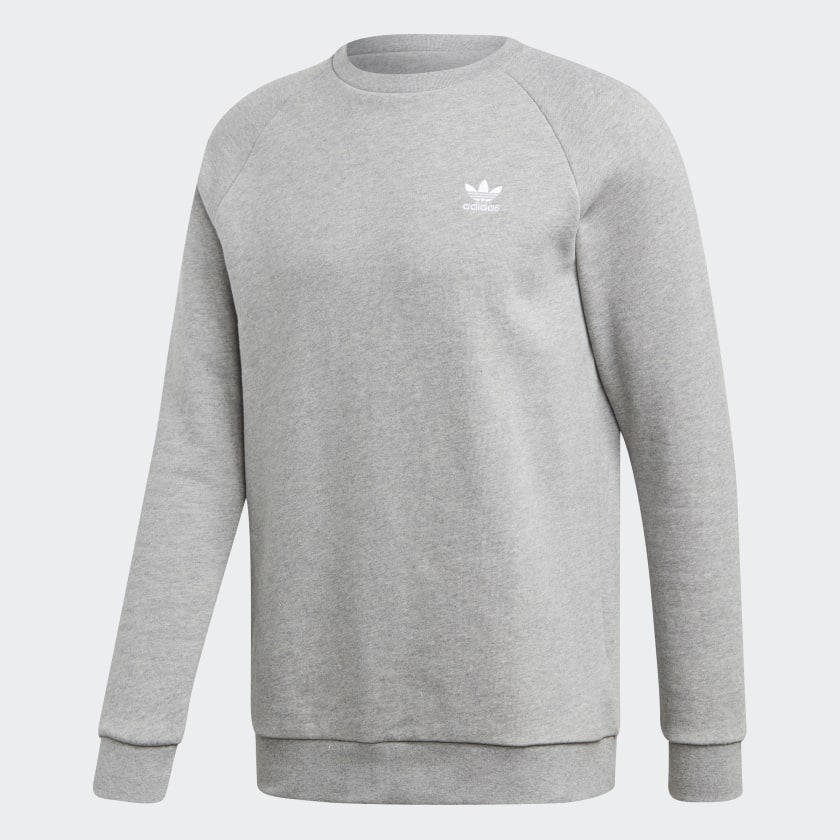 Grey adidas crew neck clearance