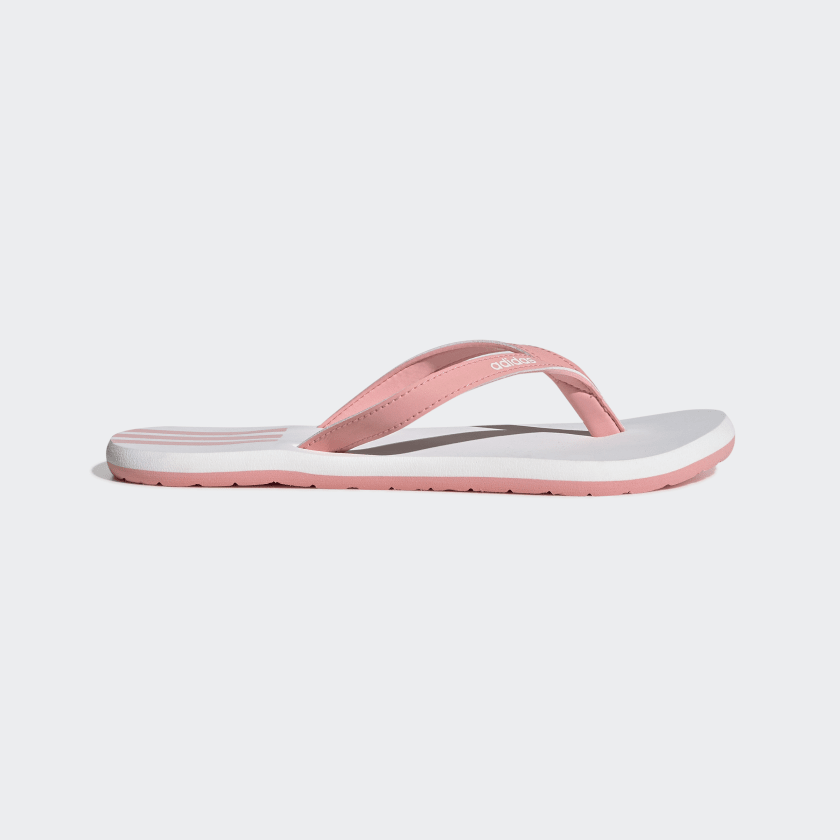 adidas Women's Eezay Flip-Flops in White and Pink | adidas UK