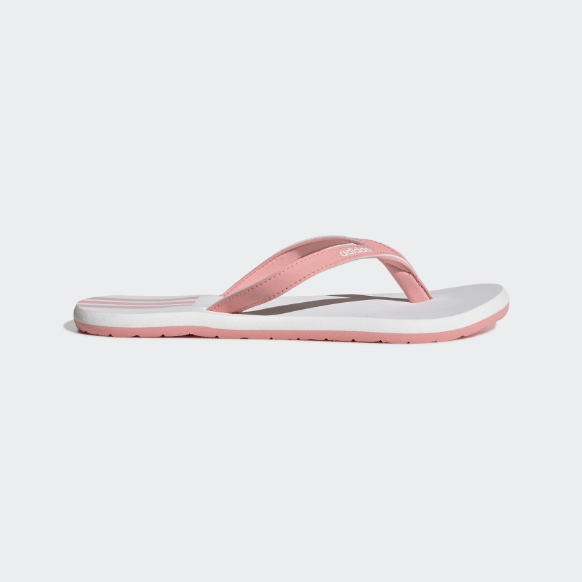adidas Women's Eezay FlipFlops in White and Pink adidas UK