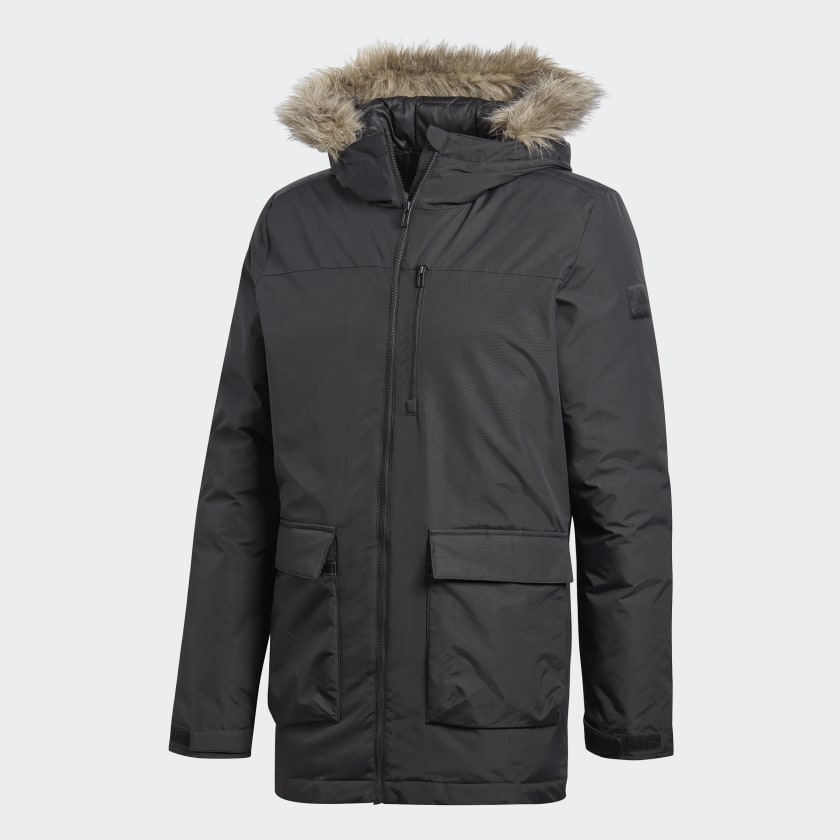 Adidas xploric parka jacket mens