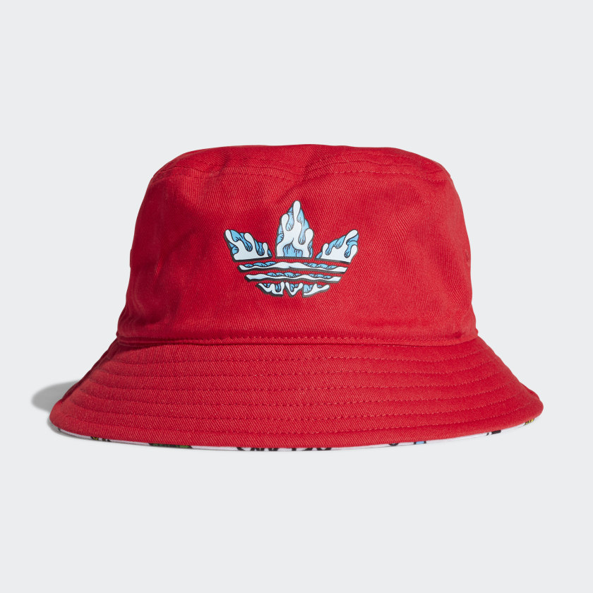 Red bucket hat adidas Clearance