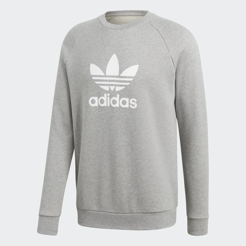 Adidas sweatshirt grey clearance