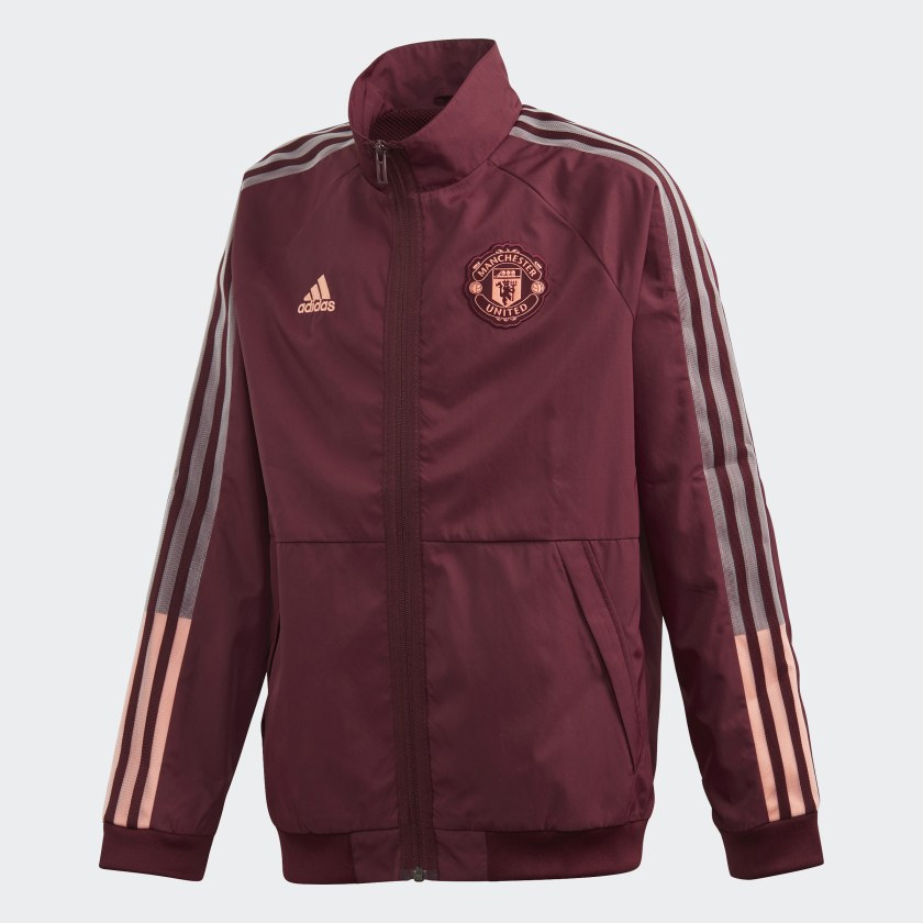Manchester united burgundy jacket clearance