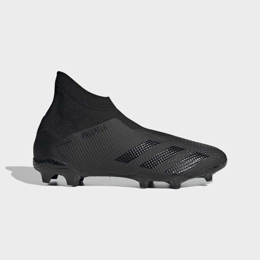 Adidas predator black laceless clearance