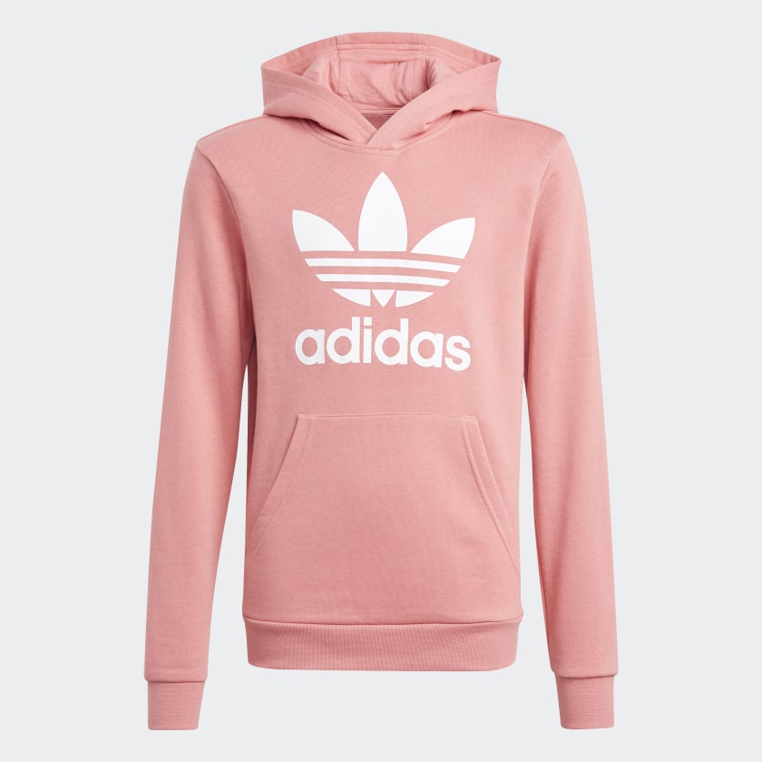 adidas Trefoil Hoodie - Pink | adidas UK