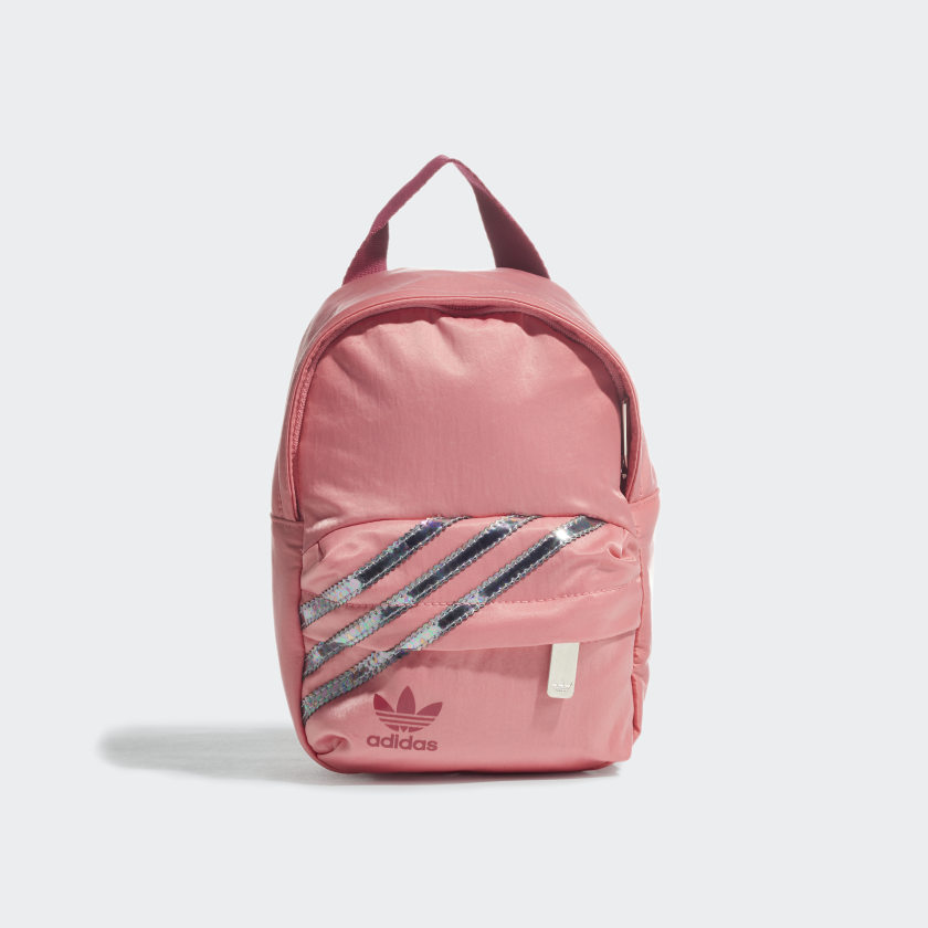 pink adidas backpack mini