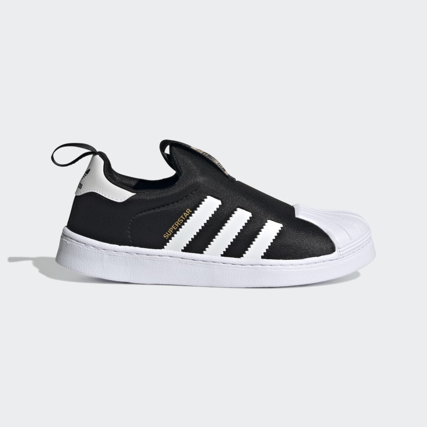 adidas Kids' Superstar 360 Shoes in Black and White | adidas UK