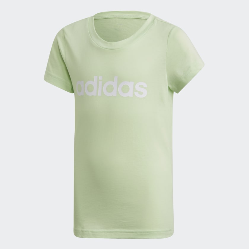 adidas Essentials Linear T-Shirt - Green | adidas UK