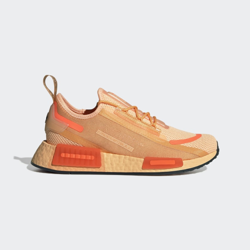 adidas nmd_r1 orange flood women's running shoe