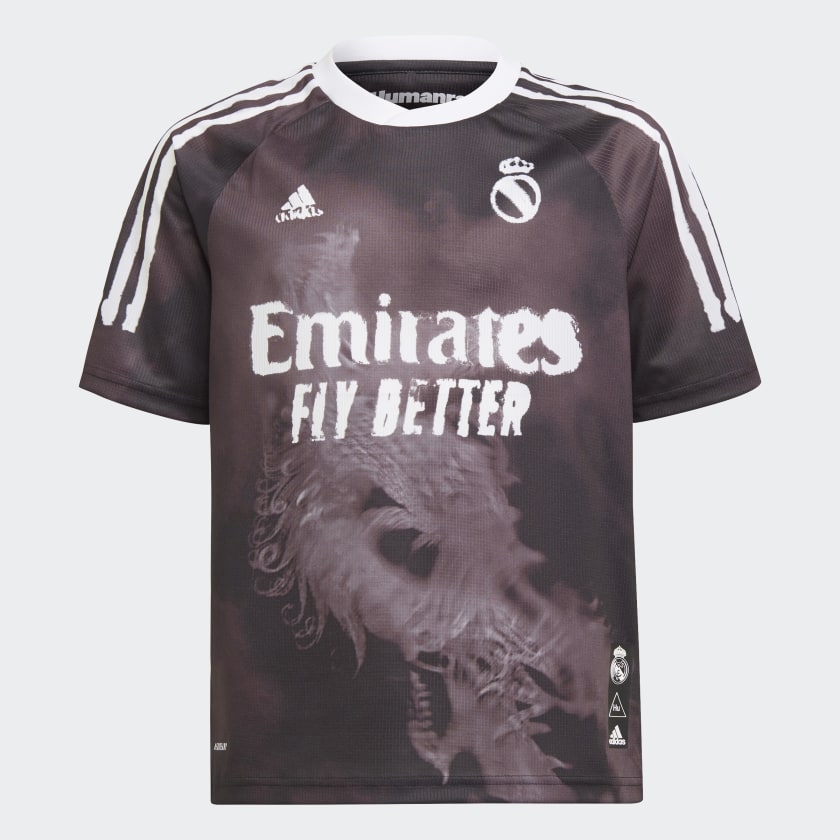 adidas Real Madrid Human Race Jersey - Black | adidas UK