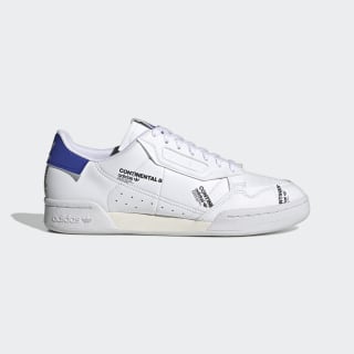 adidas pale blue continental 80 trainers