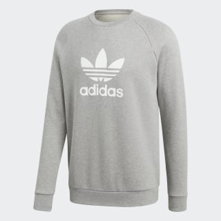 Grey adidas logo sweatshirt clearance