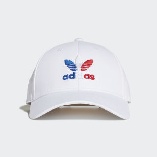 Adidas trefoil baseball cap white Clearance