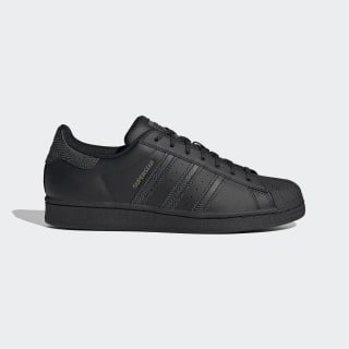 Adidas all black leather shoes Clearance
