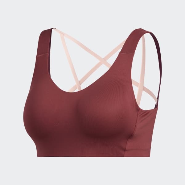 adidas Stronger For It Alpha Bra - Red | adidas UK