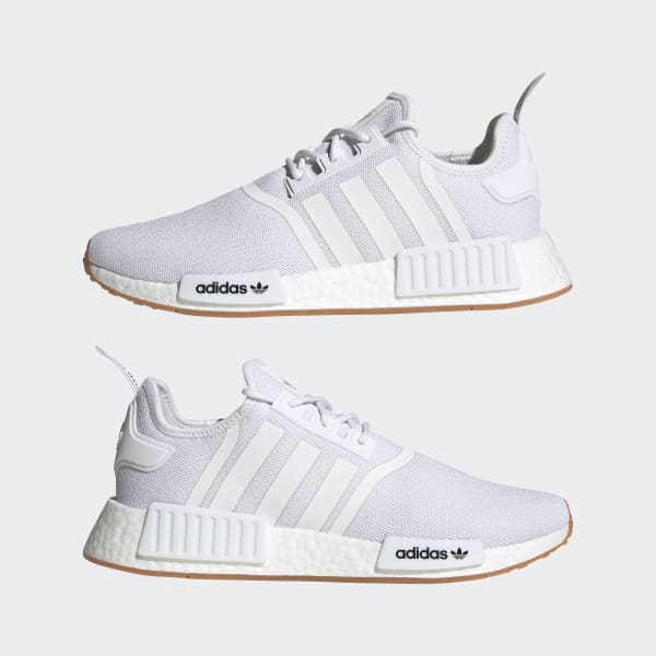 adidas NMD_R1 Primeblue Shoes - White | adidas UK
