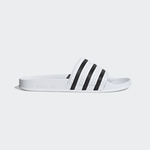 White adidas slippers Outlet