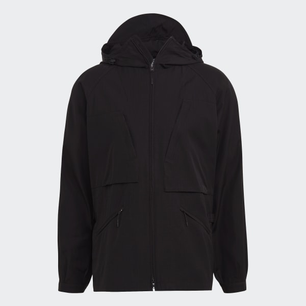 adidas Y3 Classic Light Ripstop Hooded Windbreaker Black adidas UK