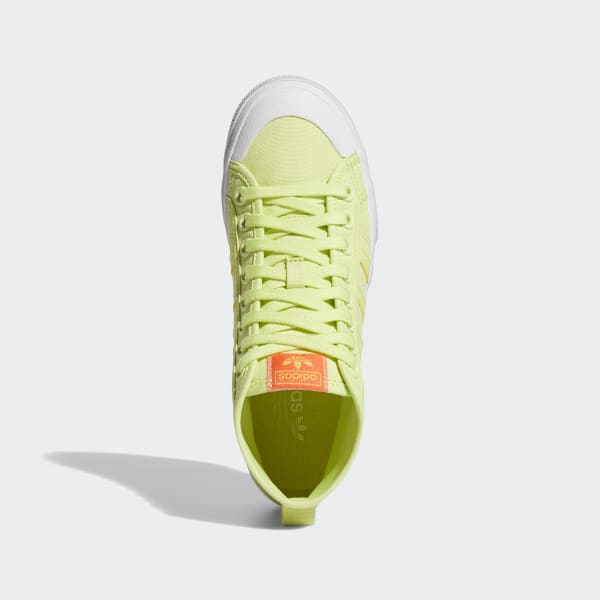 adidas Nizza Platform Mid Shoes - Yellow | adidas UK
