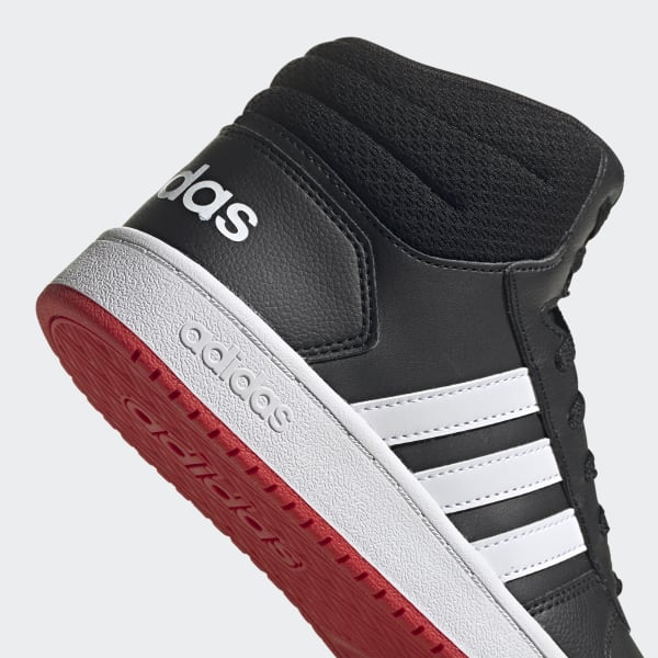 Adidas Hoops 2 0 Mid Shoes Black Adidas Uk