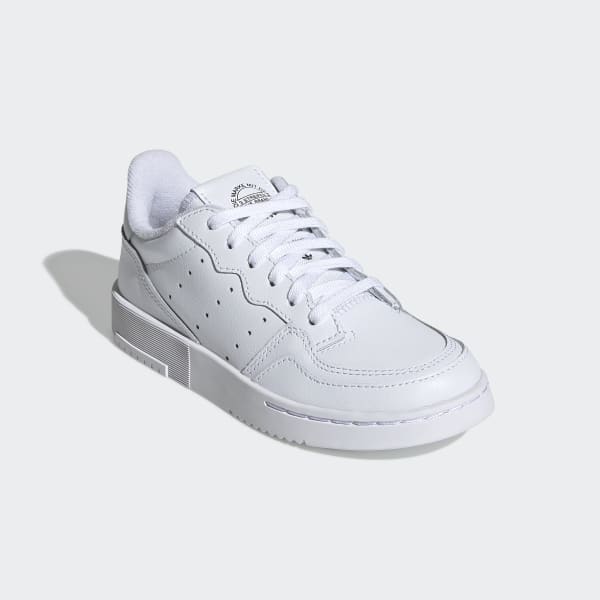 adidas Kids' Supercourt Shoes in White and Black | adidas UK