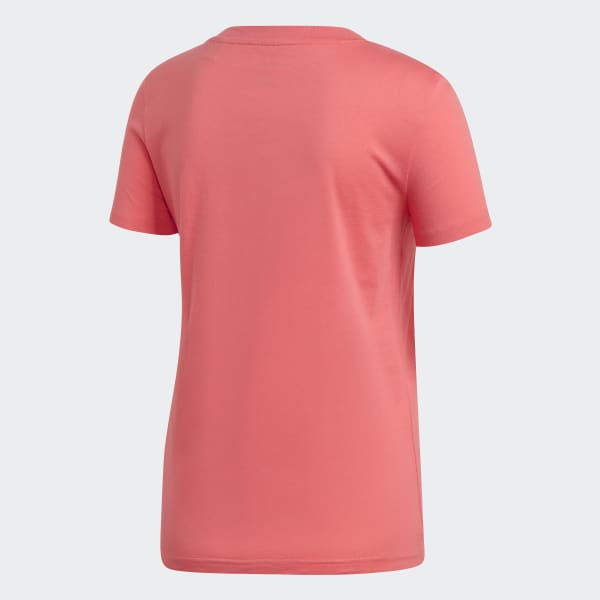 adidas Essentials Linear T-Shirt - Pink | adidas UK