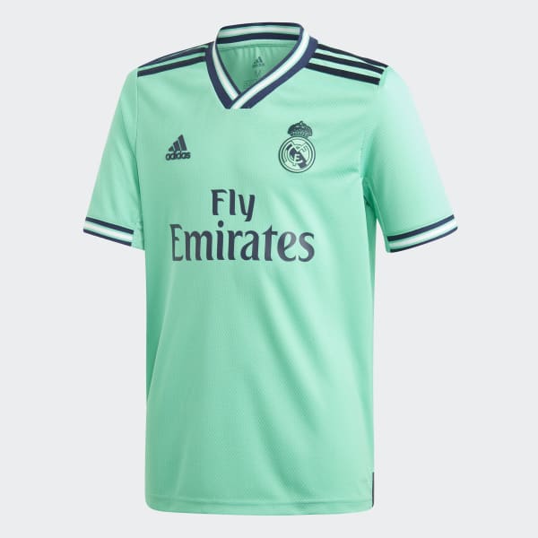 adidas Real Madrid Third Jersey Green adidas UK