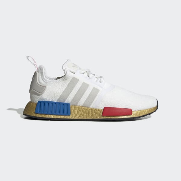 white and red nmds Golf Dunyas