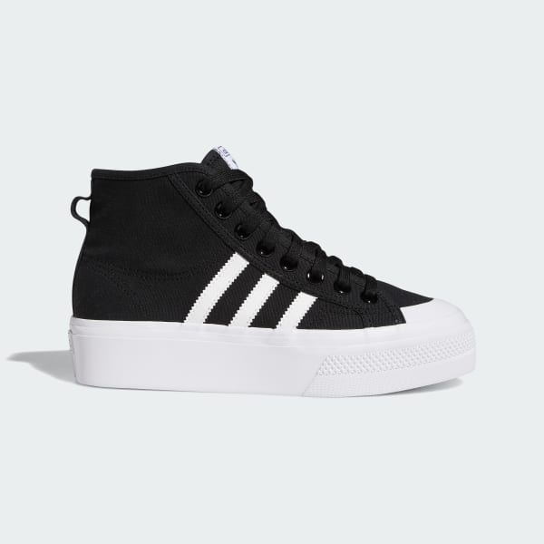 Adidas nizza platform schwarz clearance