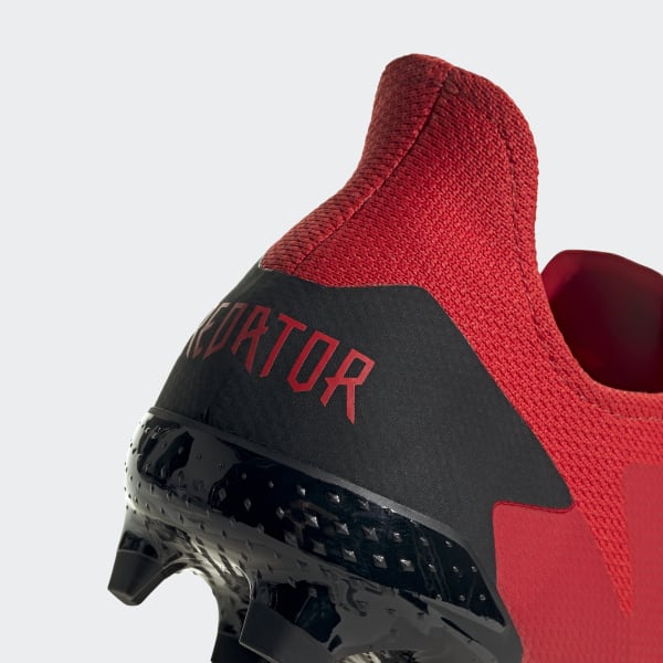predator boots red