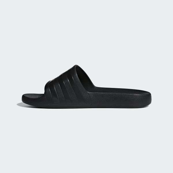 Adilette Core Black Aqua Slides | adidas UK