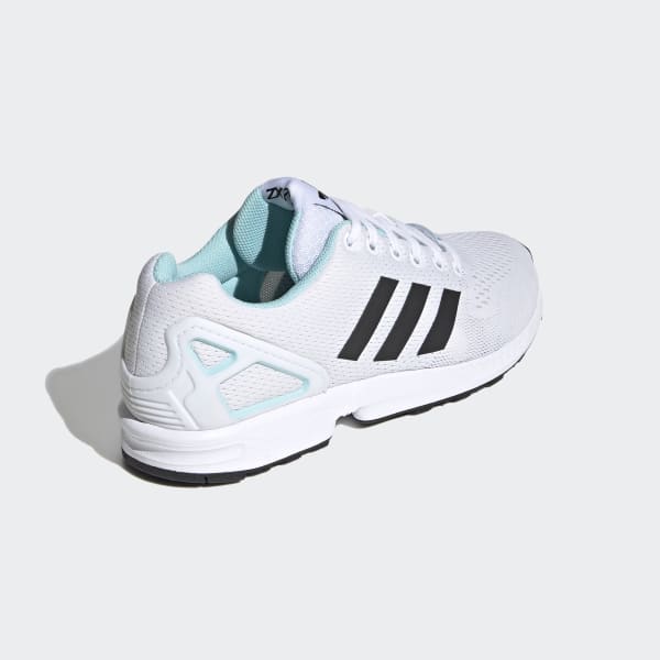 white adidas shoes zx flux