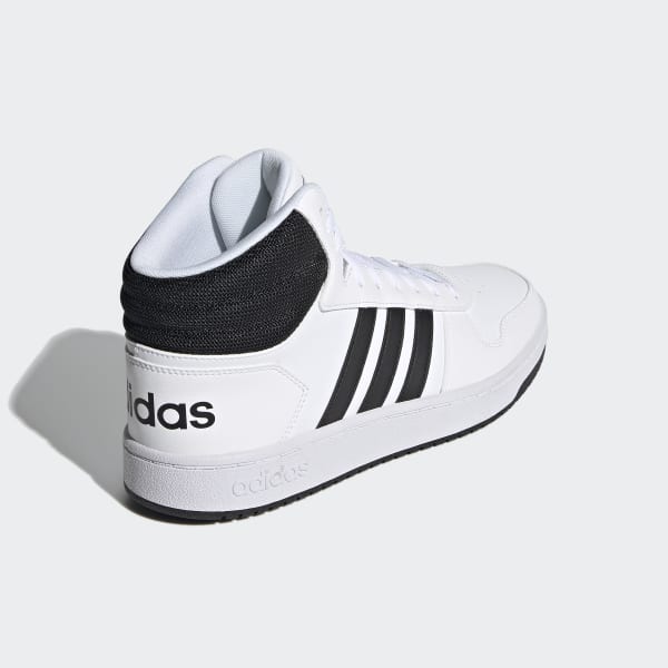 adidas Hoops 2.0 Mid Shoes - White | adidas UK