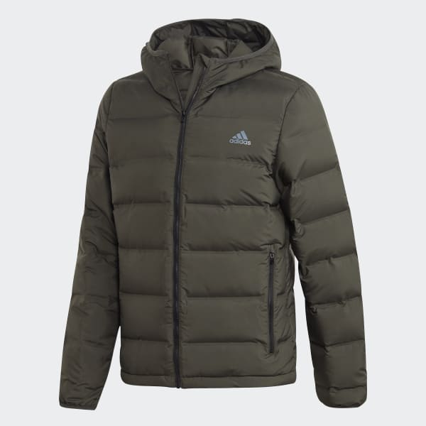Adidas helionic hooded daunenjacke