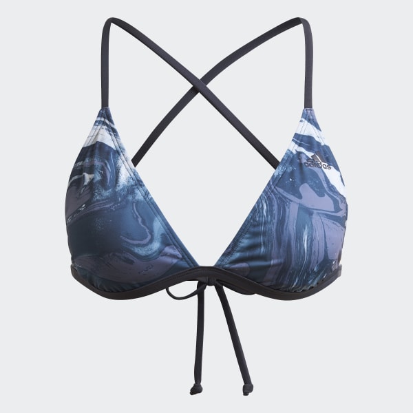 adidas SH3.RO Wavebeat Triangle Bikini Top - Blue | adidas UK