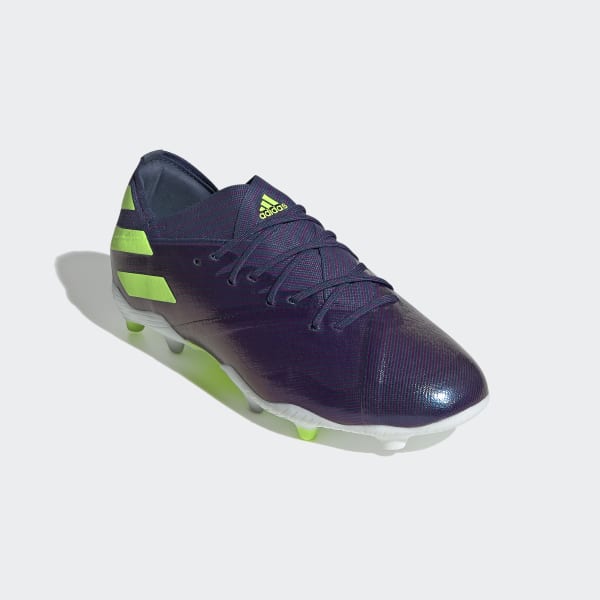 Adidas Nemeziz Messi 19 1 Firm Ground Boots Blue Adidas Uk