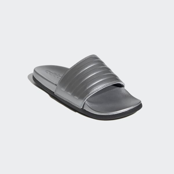 adidas Adilette Comfort Slides - Silver | adidas UK