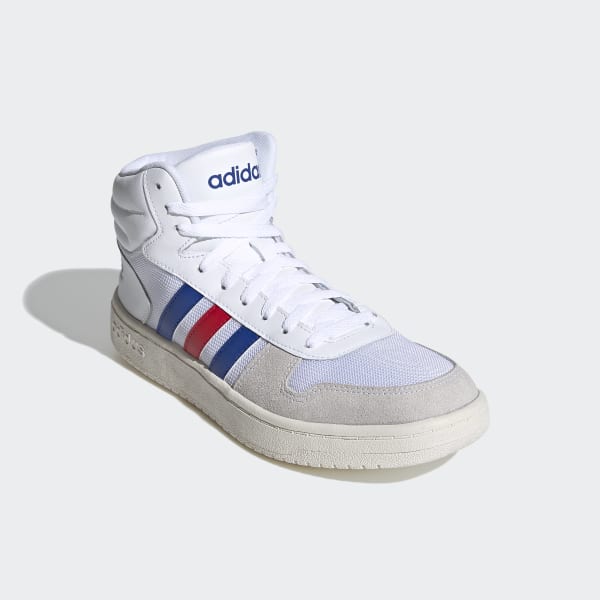 Adidas hoops 2.0 mid weiß