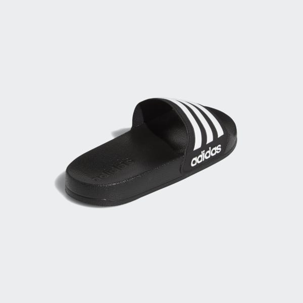 Kids Adilette Black and White Shower Slides | adidas UK