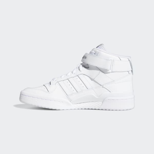 adidas Forum Mid Shoes - White | adidas UK