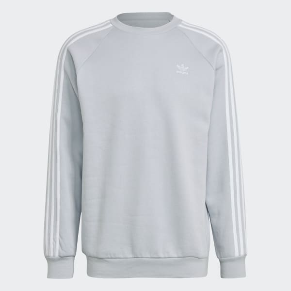 adidas Adicolor Classics 3-Stripes Crew Sweatshirt - Blue | adidas UK