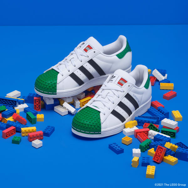adidas Superstar x LEGO® Shoes - White | adidas UK