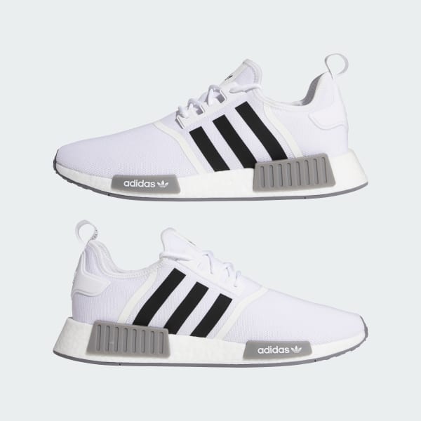 adidas NMD_R1 Primeblue Shoes - White | adidas UK
