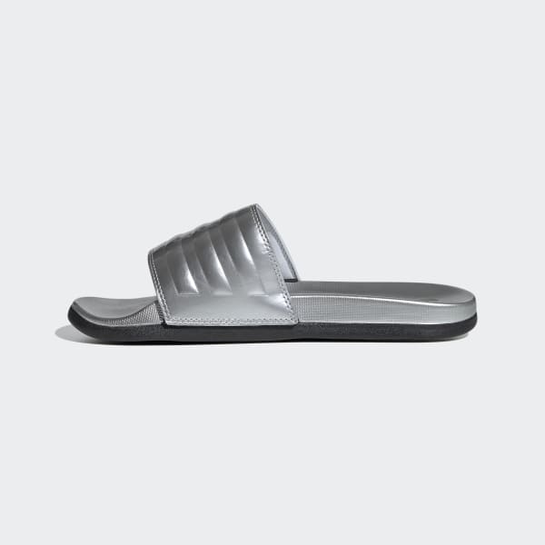 adidas Adilette Comfort Slides - Silver | adidas UK