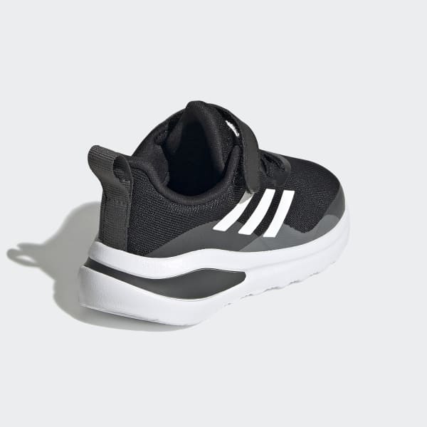 adidas FortaRun Elastic Lace Top Strap Running Shoes - Black | adidas UK