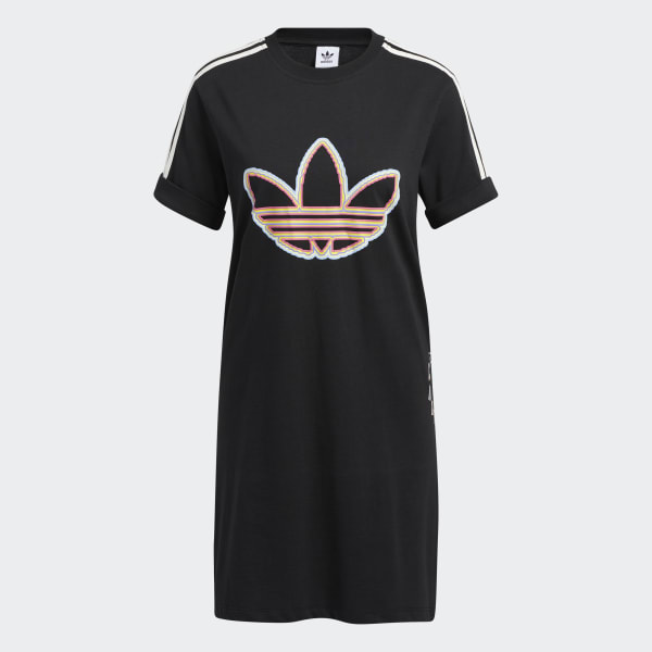 adidas Love Unites T-Shirt Dress - Black | adidas UK