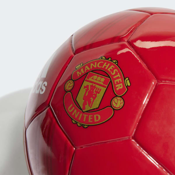 adidas Manchester United Home Mini Football Red adidas UK