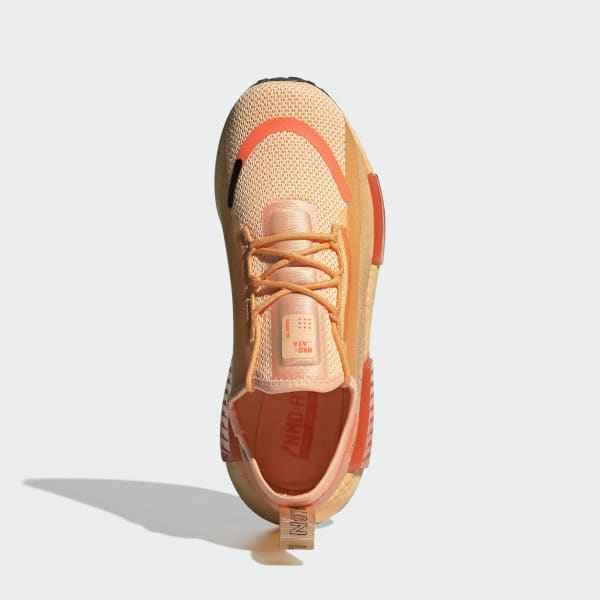 adidas nmd_r1 orange flood women's running shoe