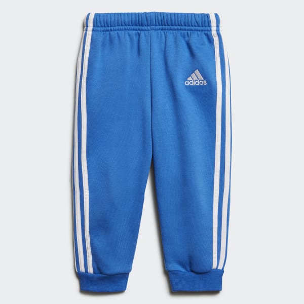 adidas Logo Hooded Jogger Set - Blue | adidas UK